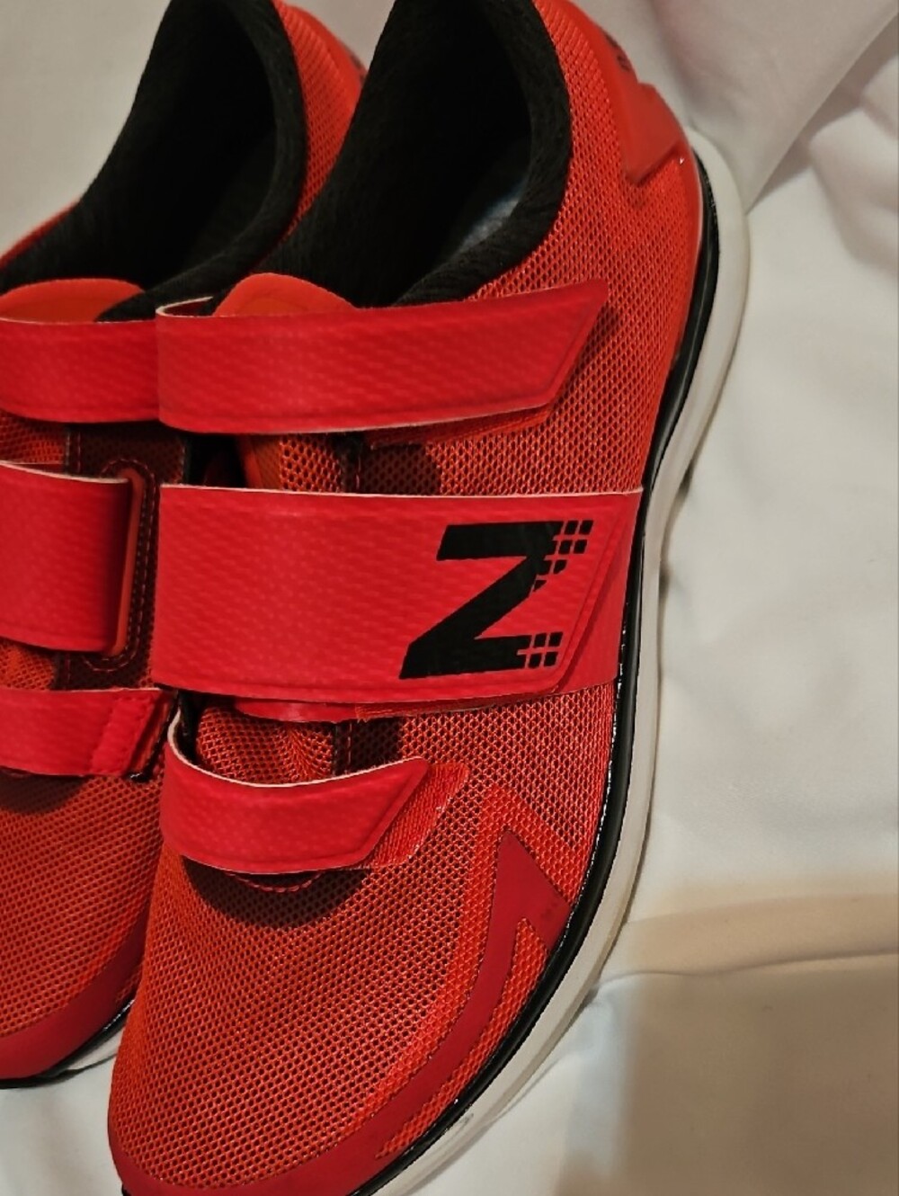 New Balance Women's Triple-Strap Indoor Cycle Spin Shoes Red/Black Size 8.5 - Picture 6 of 14